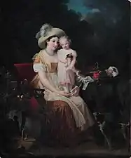 Marguerite Gérard, Jeune femme et enfant, fin du XVIIIe&nbsp;siècle.