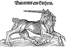 Estampe de licorne