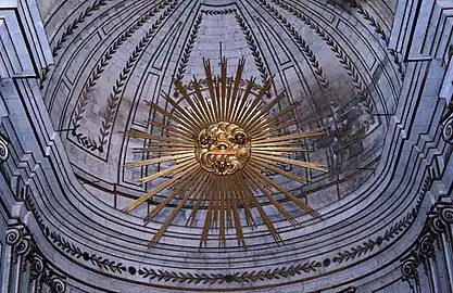 Dans l'église Saint-Étienne d'Uzès (XVIIIe&nbsp;siècle).