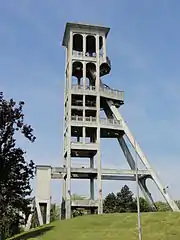 Le chevalement du puits Dutemple no&nbsp;2 (1920).