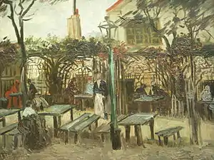 La Guinguette de Van Gogh (octobre 1886, musée d'Orsay).