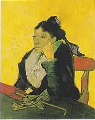 Madame Ginoux avec gants et ombrelle de Vincent van Gogh, 1888, Musée d'Orsay