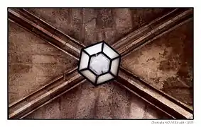 Voûte du clocher près de la place des Cardeurs.