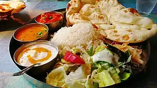 Thali végétarien.