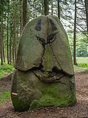 Menhir "Pierre du diable" à Vehrte.