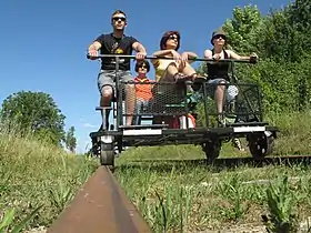 Image illustrative de l’article Vélorail du Val du Haut-Morin