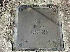 Puits no&nbsp;10 bis, 1889 - 1958.