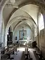 Collatéral sud, 1re&nbsp;travée, vue vers l'est.