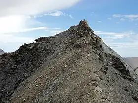 Vue du sommet de la montagne.