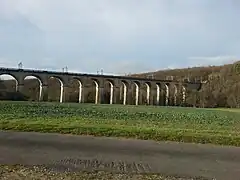 Le viaduc en 2014.