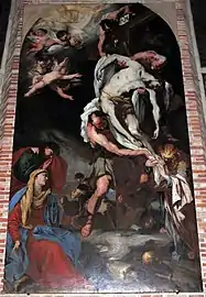 Déposition copie de l'oeuvre de Luca Giordano.