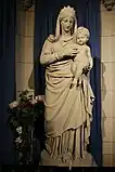 Vierge à l'Enfant Notre-Dame-de-toute l'Europe, anonyme, sans doute du XIXe&nbsp;siècle.