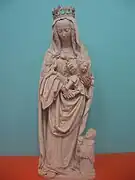 Statue de la Vierge à l'Enfant.