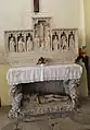 Retable en pierre datant de 1401.
