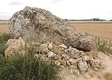 Dolmen dit La Pierre du Champtier du Buisson.