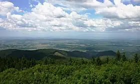 Vue depuis le Bálvány.