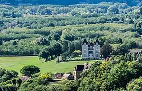 Vue prise depuis le château de Beynac.