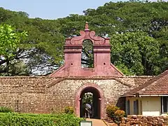 Une porte dans le fort de Tellicherry, un ancien grand port de commerce de la Route des Épices.