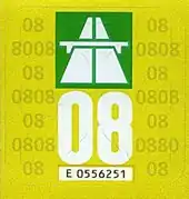 Vignette suisse de 2008