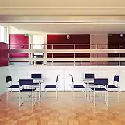 Salle de jeux des enfants ; parquet Noël.