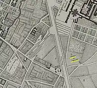 Le village des Deux-Moulins vers 1775.