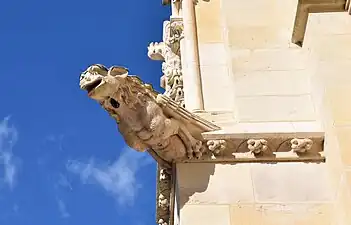Une gargouille de la façade.