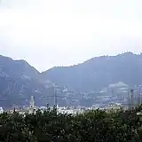Montagnes et champs d'agrumes à Beniaján