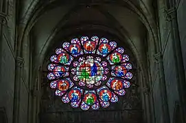 Rosace du chœur.