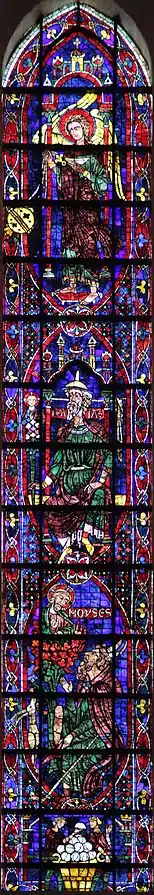 Baie no 102 :Boulangers,Moïse,Isaïe,Ange thuriféraire.