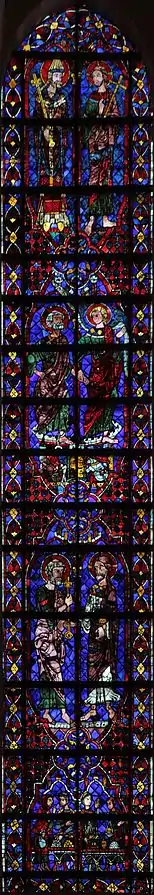 Baie no 105 :Changeurs,Histoire de saint Pierre.