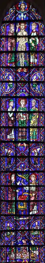 Baie no 106 :Changeurs,Histoire de saint Jean-Baptiste.