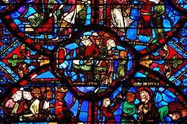 Détail d'un vitrail