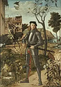Jeune Cavalier dans un paysage. Musée Thyssen-Bornemisza