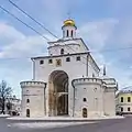 Porte dorée à Vladimir.