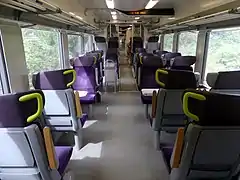 Intérieur 1ère classe d'un B&nbsp;84500.