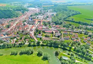 Bain des soldats dans les eaux réunies.