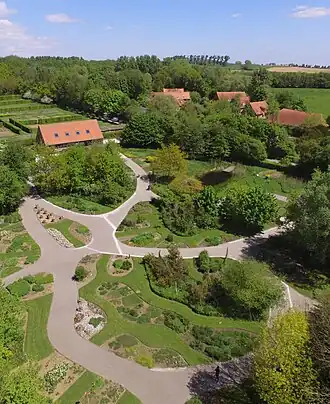 Vue aérienne du domaine - Hameau de Haendries