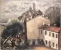 Vue de Saint-Paul-de-Vence, 1934, huile sur toile, 54&nbsp;×&nbsp;65&nbsp;cm, musée Villa La Fleur, Pologne.