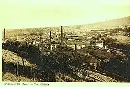 Rive-de-Gier au début du XXe&nbsp;siècle.