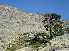 Refuge de Tighjettu (1&nbsp;685&nbsp;m).