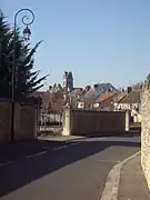 Vue vers l'église de Fontenay-Trésigny depuis le Margat.