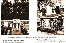 Vues du cimetière de Picpus (début XXe siècle)