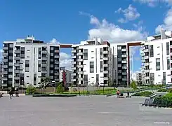 Bâtiments du centre de Vuosaari