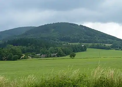 Mont Malá Prašivá (706 m).