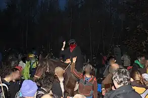 Contestation en chanson, le 17 novembre 2012, à la ZAD de Notre-Dame-des-Landes.
