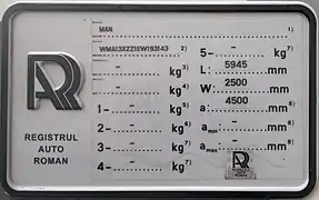 Sur un tracteur routier, en Roumanie.