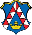 Les armoiries de Fürstenzell (Bavière) (chevron trianglé).