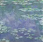 "Water Lilies" (1907) by Claude Monet - Asahi Group Sanso Museum (W 1690)