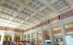 L'intérieur de la Gare de Waterfront.