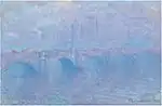 "Waterloo Bridge, effet de brouillard" (1903) de Claude Monet (W 1592)